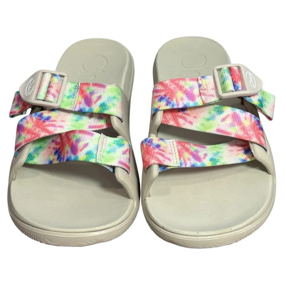 Chacos Chillos Tie‎ Dye Slide Sandals - size 7